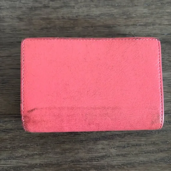 Lot of 2x [Kate Spade] Bi-Fold & Tri-Fold Pink Small Snap Button Close Wallets - Picture 12 of 16